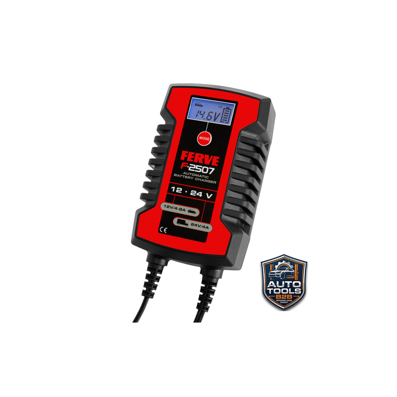 Cargador y Mantenedor de Baterías FERVE F-2507 (12V/24V) | Venta en Tenerife