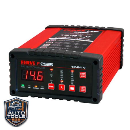 Cargador y Mantenedor FERVE F-2525 (12V/24V - 25A) | Venta en Tenerife
