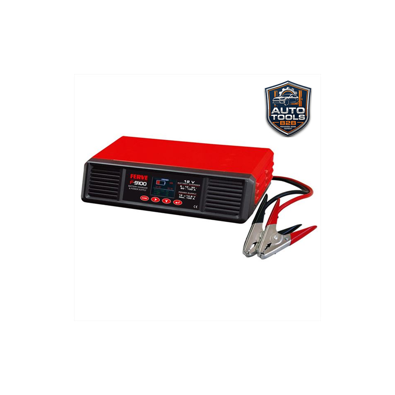 Cargador y Estabilizador FERVE F-9100 (100A / 12V) | Venta en Tenerife