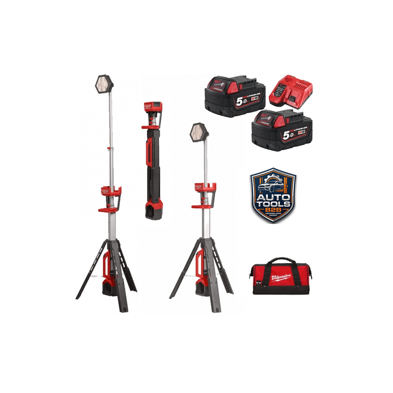 Tripode de Iluminacion LED M18 Trueview 4933492903 Milwaukee M18 SAL2-502B